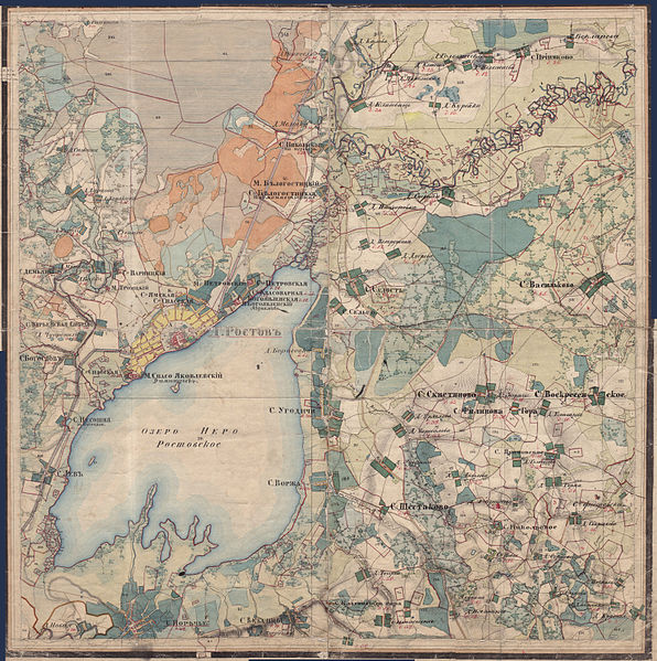 Карта озера Неро и его окрестностей